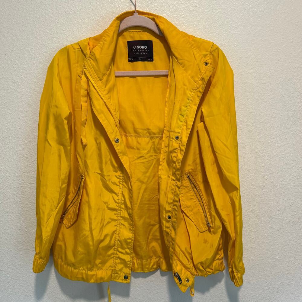 CI SONO yellow light weight jacket size S